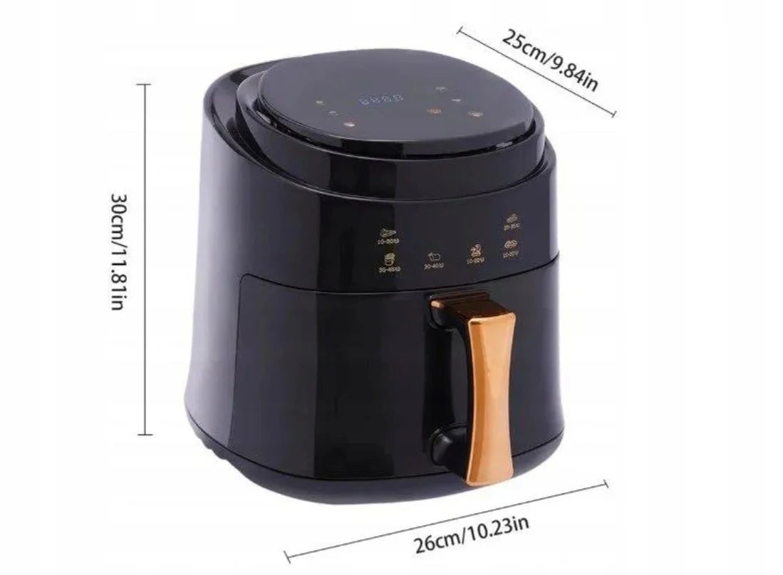 Cheffinger AirFryer – frytkownica beztłuszczowa 8 L, 1400 W (jednokomorowa)
