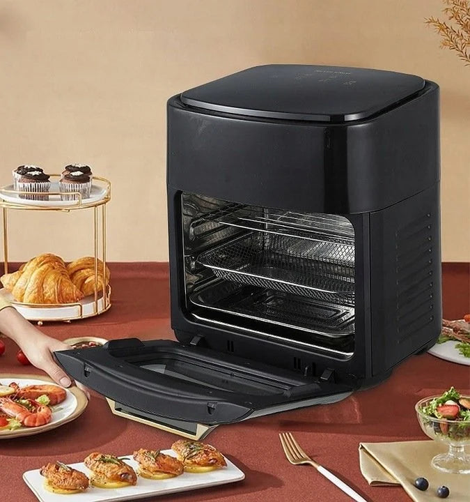 Cheffinger CF-AFRY12 – frytkownica beztłuszczowa XXL 12 L, 1400 W
