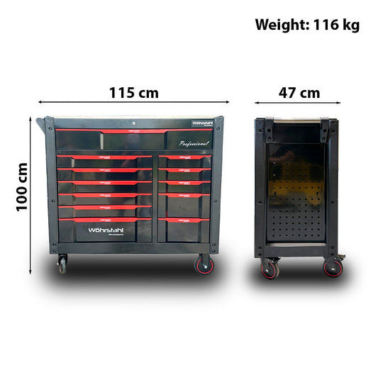 Szafa narzędziowa Wöhrstahl 10/12, 298 elementów