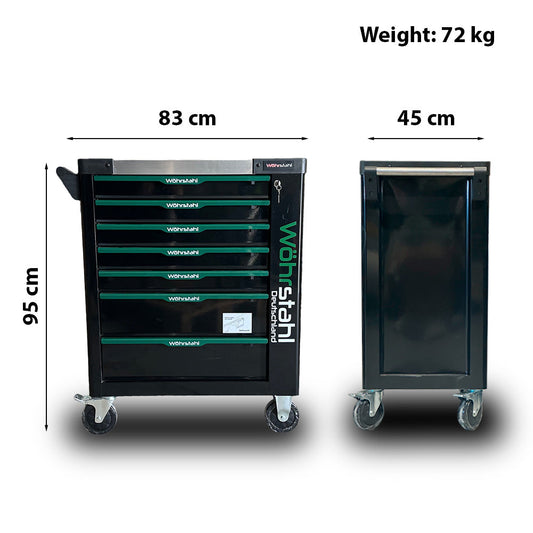 Szafa narzędziowa Wöhrstahl 7/7, 207 elementów