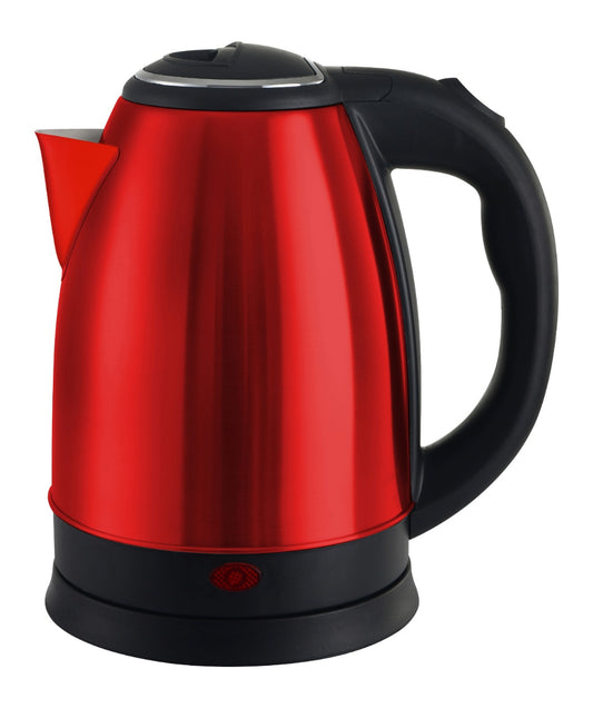 Czajnik elektryczny 1 8 l 1500 W stal nierdzewna srebrny czarny obrotowa podstawa auto off wskaźnik temperatury