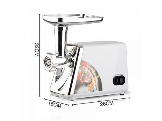 Maszynka do mielenia mięsa elektryczna 2500 stal nierdzewna 9 akcesoriów reverse kebbe nadziewarka - Cheffinger