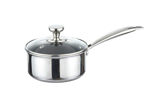 Cheffinger DIAMOND - GARNEK sauté 3D Honeycomb, stal nierdzewna (20 cm) CF-PSA