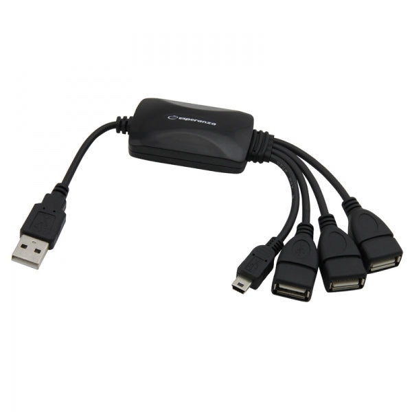 ESPERANZA USB 2.0 HUB 3x USB + 1x MINI USB