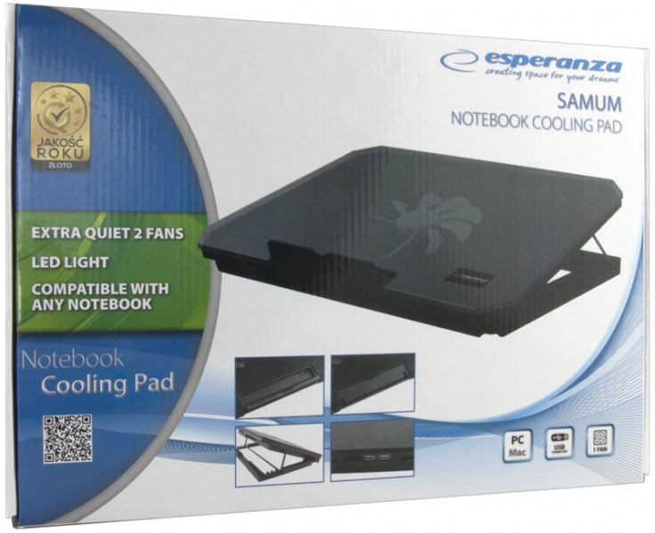 ESPERANZA PODSTAWKA CHŁODZĄCA POD NOTEBOOK 15.6'' SAMUM