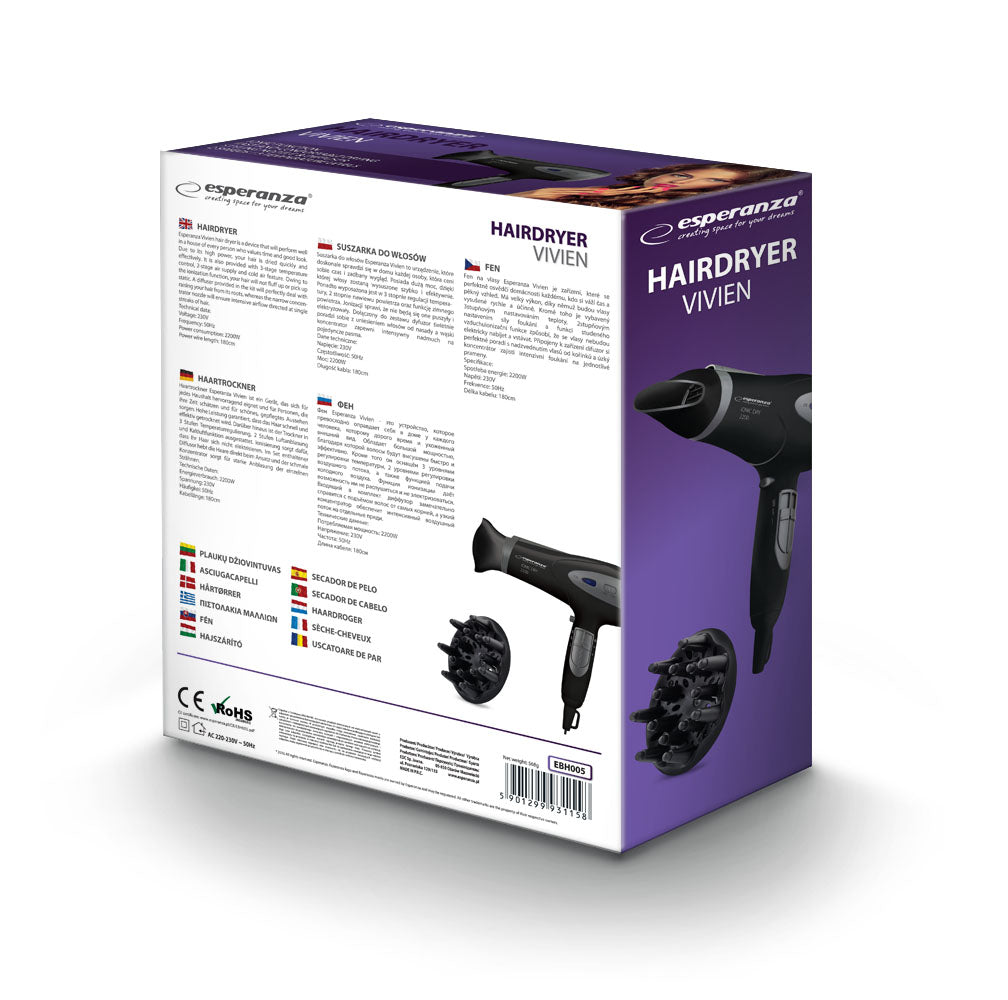 ESPERANZA SUSZARKA DO WŁOSÓW IONIC VIVIEN