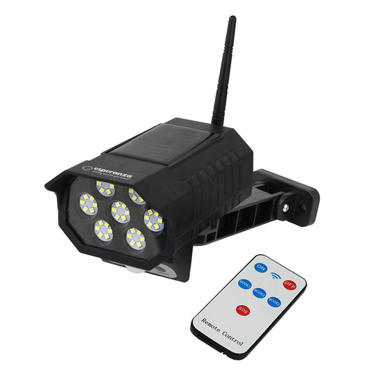 ESPERANZA LAMPA SOLARNA ATRAPA KAMERY MONITORINGU PHANTOM