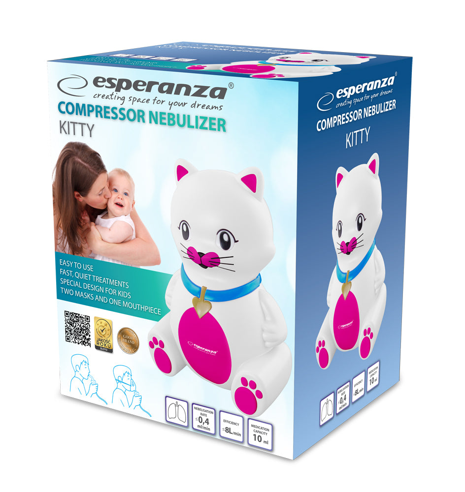 ESPERANZA INHALATOR/NEBULIZATOR KOMPRESOROWY KITTY