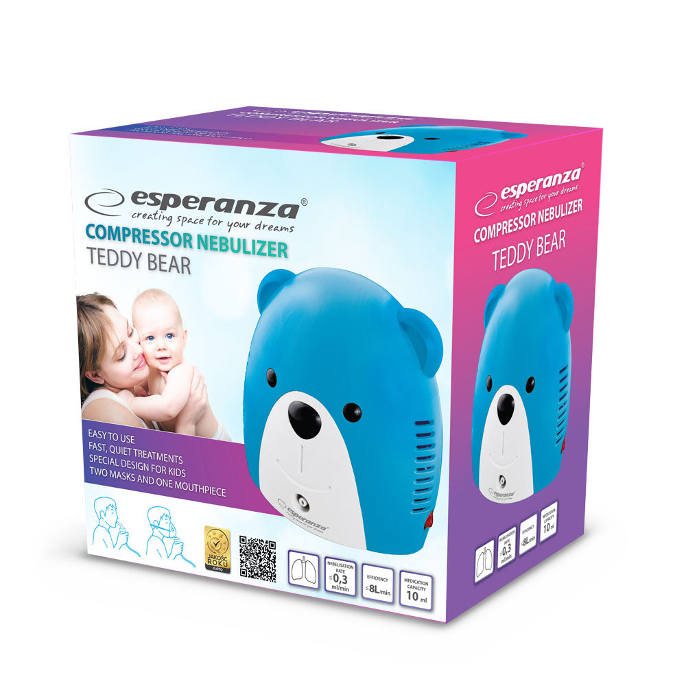 ESPERANZA INHALATOR/NEBULIZATOR KOMPRESOROWY TEDDY BEAR
