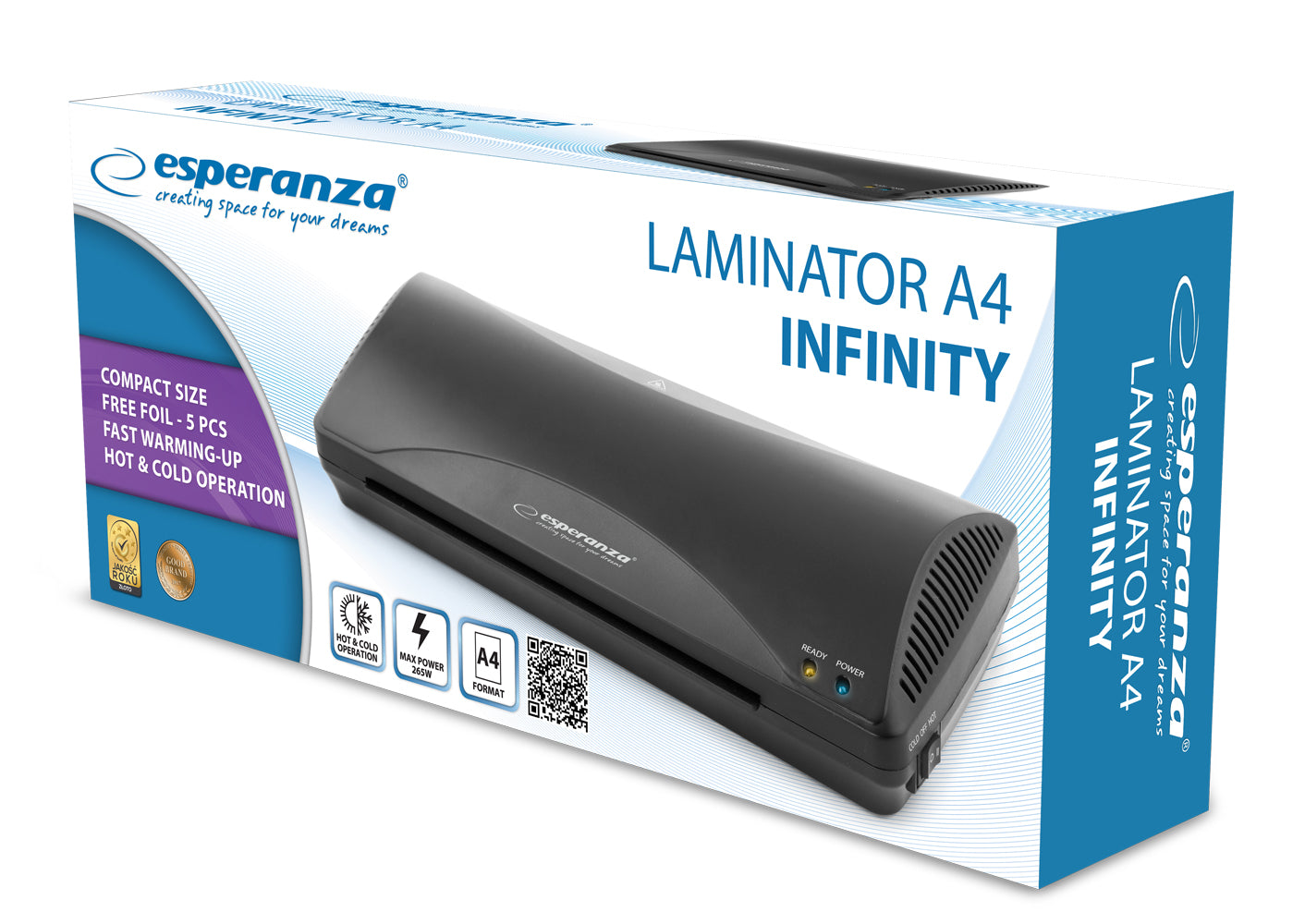 ESPERANZA LAMINATOR A4 INFINITY