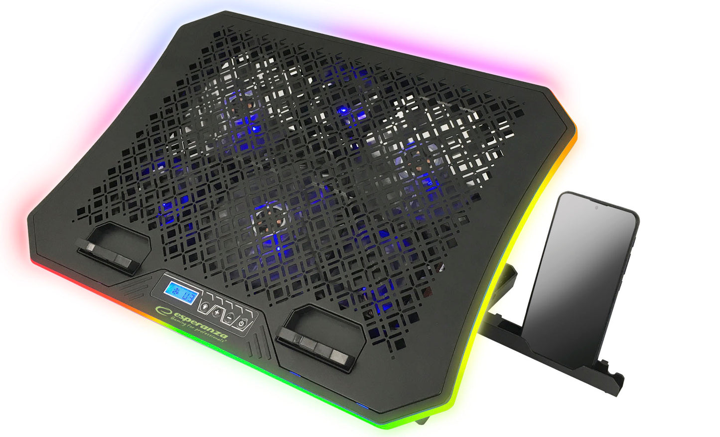 ESPERANZA PODSTAWKA CHŁODZĄCA GAMING POD NOTEBOOK LED RGB GALERNE