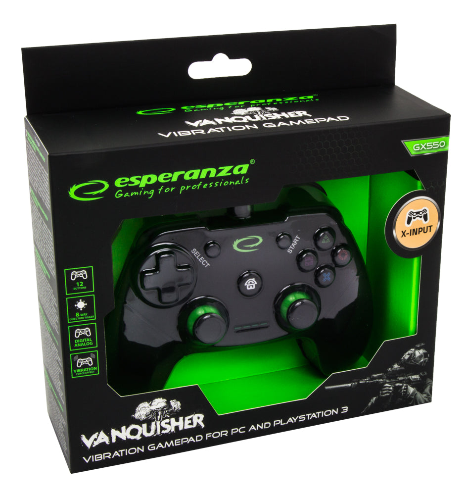 ESPERANZA GAMEPAD PC/PS3 USB VANQUISHER
