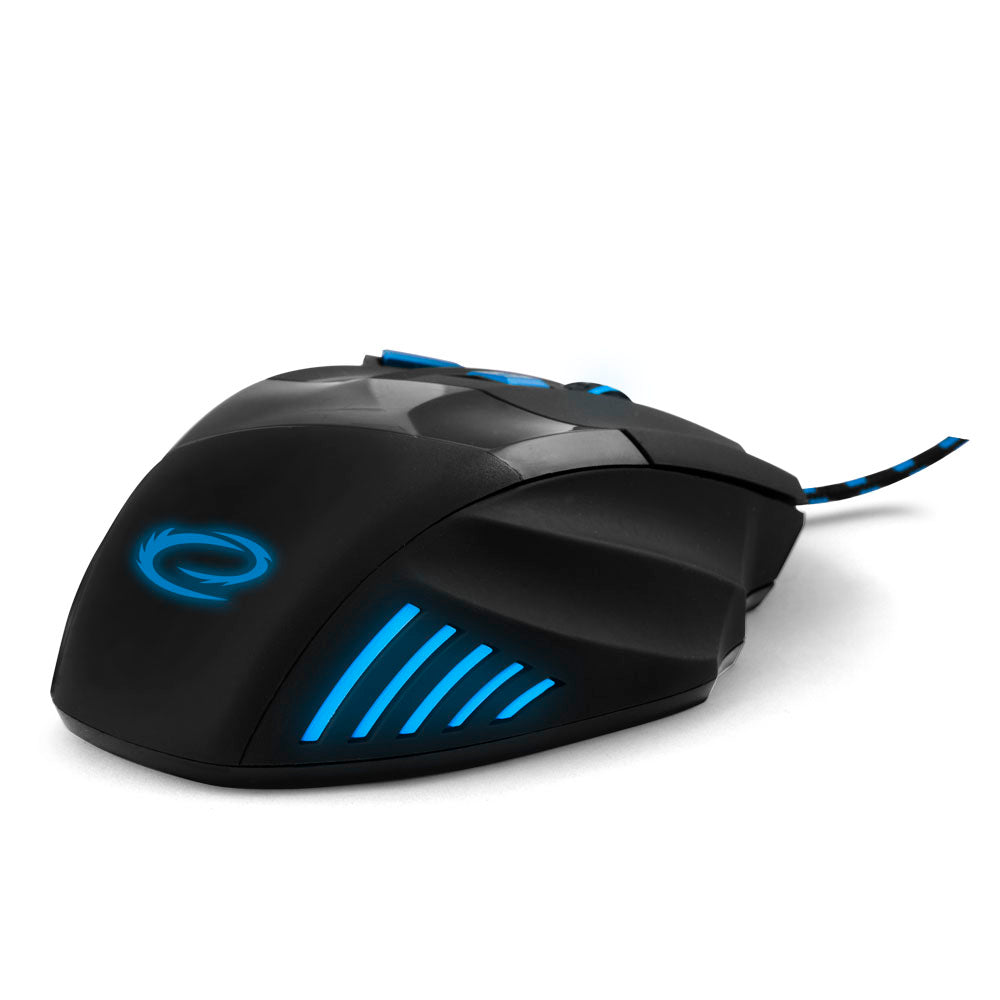 ESPERANZA MYSZ PRZEWOD. GAMING LED 7D OPT. USB WOLF NIEBIESKA