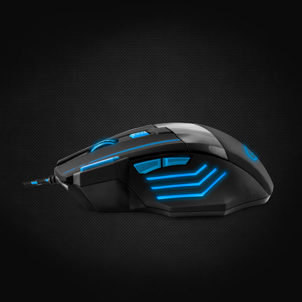 ESPERANZA MYSZ PRZEWOD. GAMING LED 7D OPT. USB WOLF NIEBIESKA