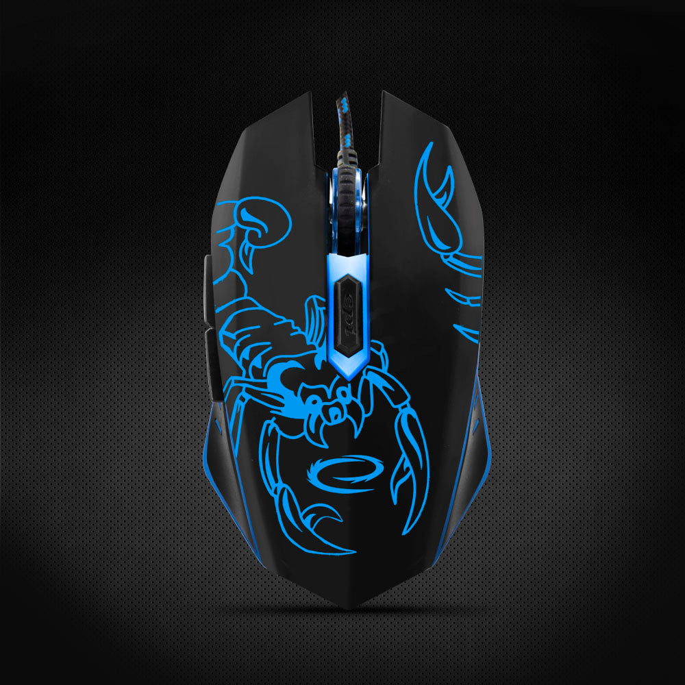 ESPERANZA MYSZ PRZEWOD. GAMING LED 6D OPT. USB SCORPIO NIEBIESKA