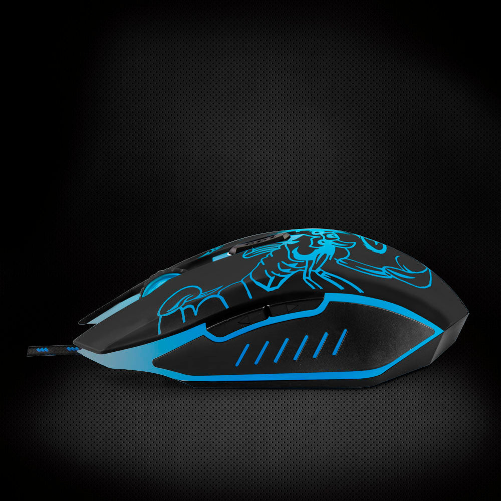 ESPERANZA MYSZ PRZEWOD. GAMING LED 6D OPT. USB SCORPIO NIEBIESKA