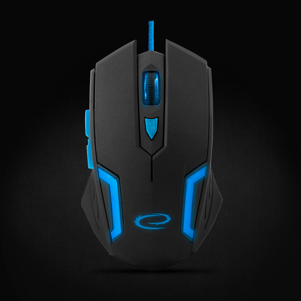 ESPERANZA MYSZ PRZEWOD. GAMING LED 6D OPT. USB FIGHTER NIEBIESKA
