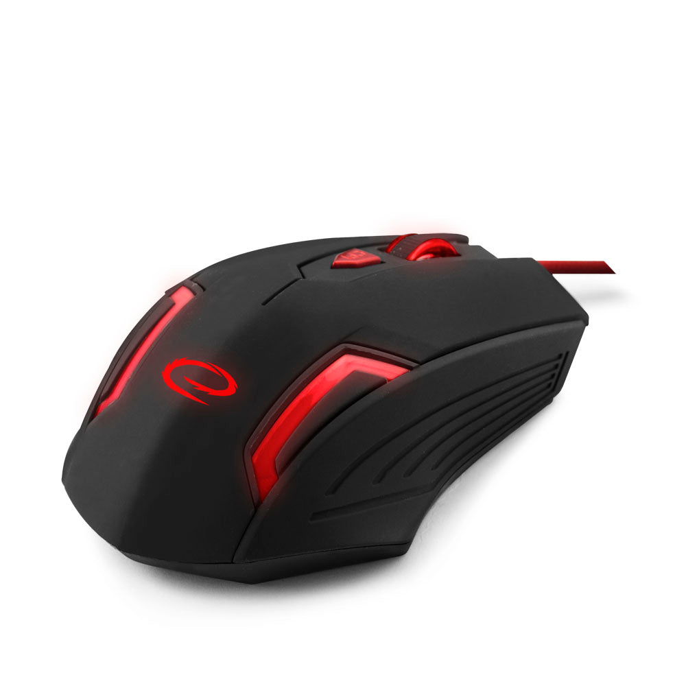 ESPERANZA MYSZ PRZEWOD. GAMING LED 6D OPT. USB FIGHTER CZERWONA