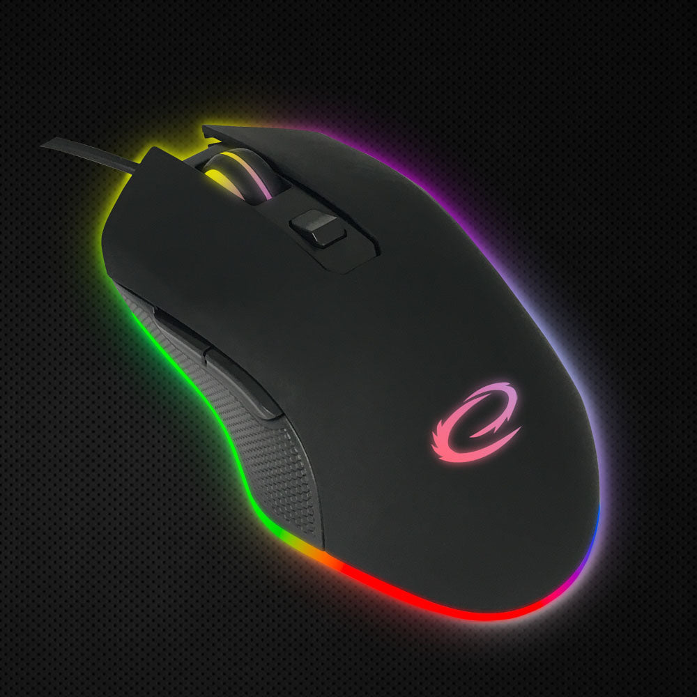 ESPERANZA MYSZ PRZEWOD. GAMING LED RGB 6D OPT. USB-C NEMESIS