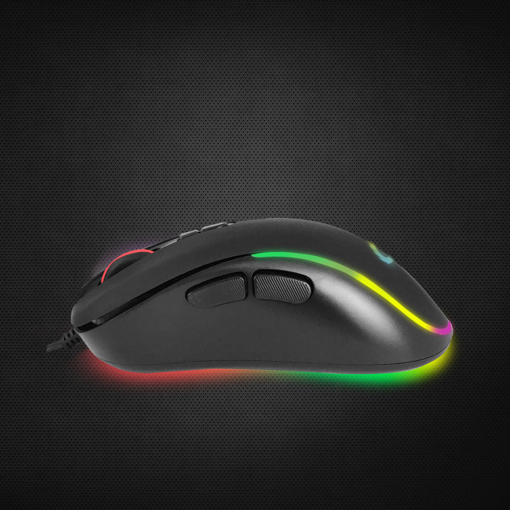 ESPERANZA MYSZ PRZEWOD. GAMING LED RGB 7D OPT. USB-C HESPERIS