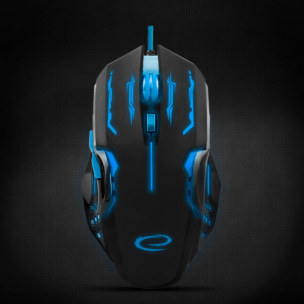 ESPERANZA MYSZ PRZEWOD. GAMING LED 6D OPT. USB APACHE NIEBIESKA