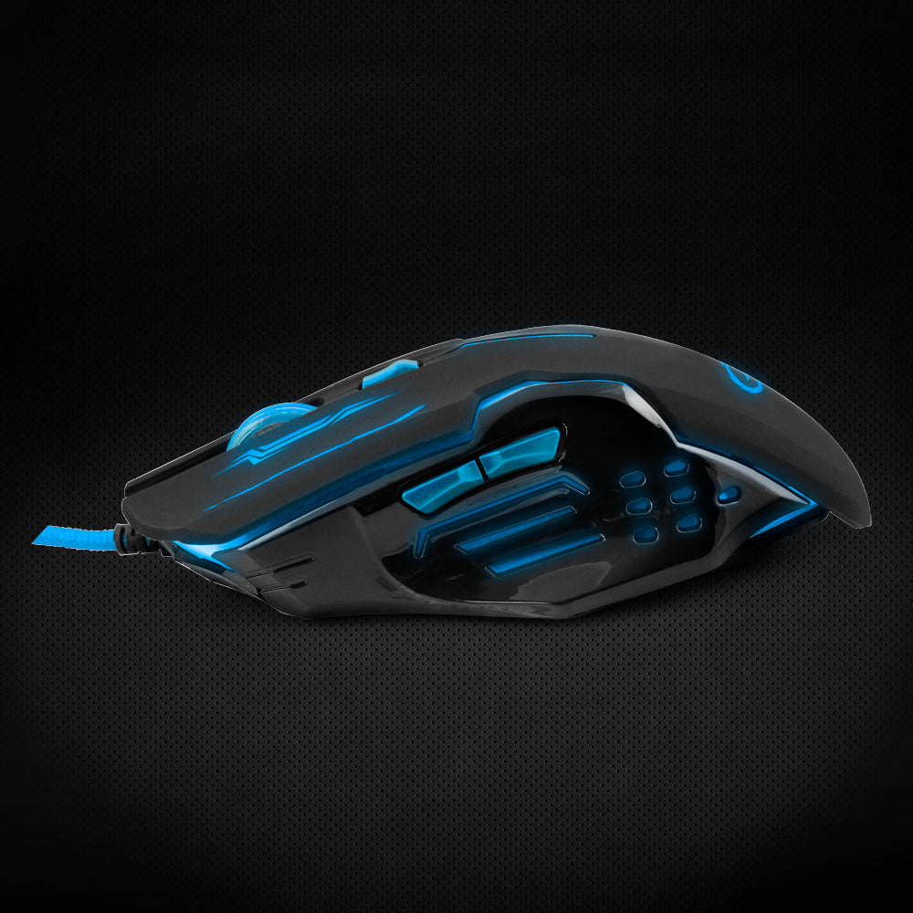 ESPERANZA MYSZ PRZEWOD. GAMING LED 6D OPT. USB APACHE NIEBIESKA