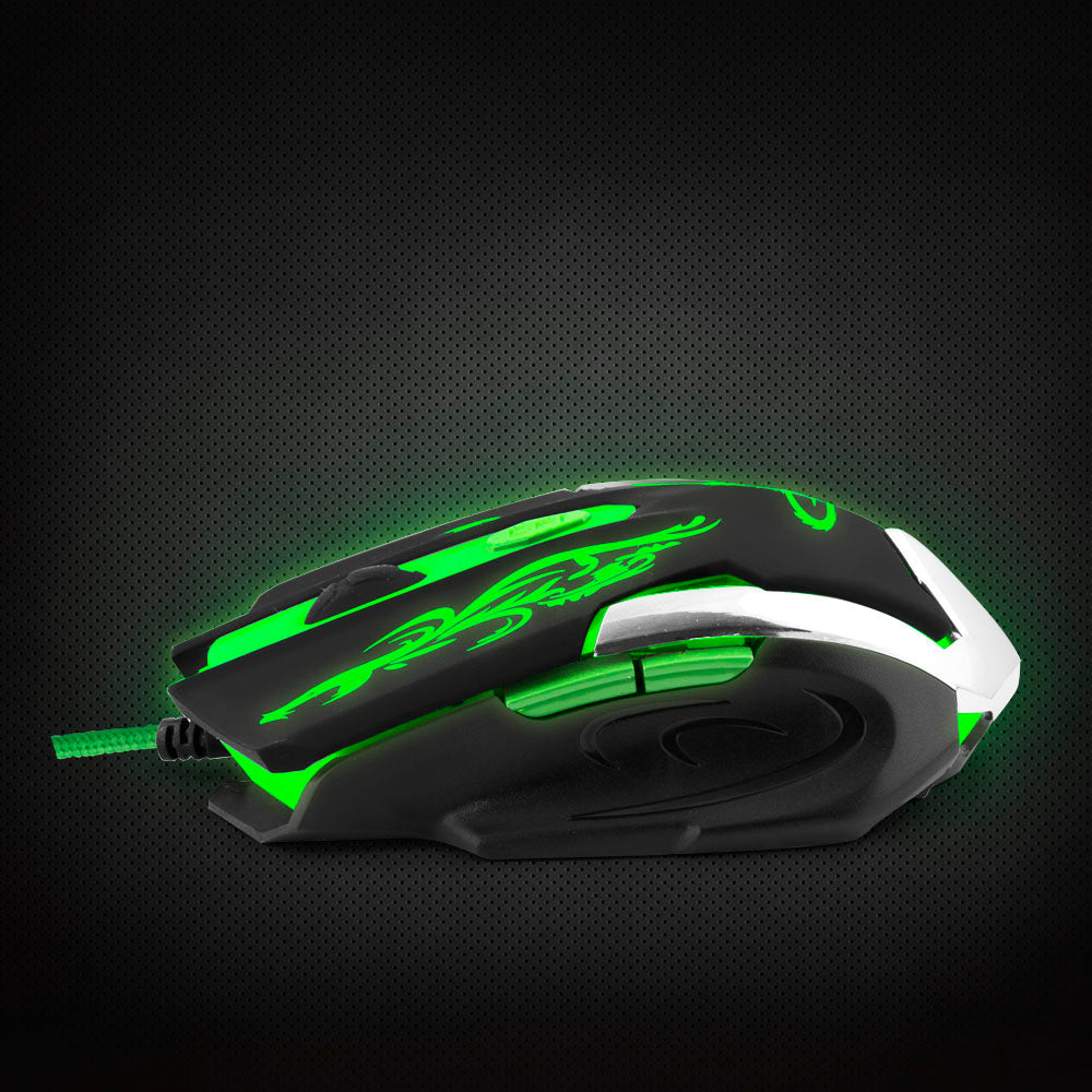 ESPERANZA MYSZ PRZEWOD. GAMING LED 6D OPT. USB CYBORG