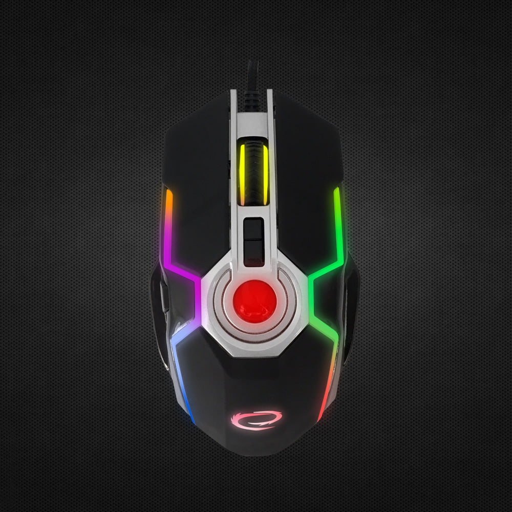 ESPERANZA MYSZ PRZEWOD. GAMING LED RGB 8D OPT. USB MANGORA