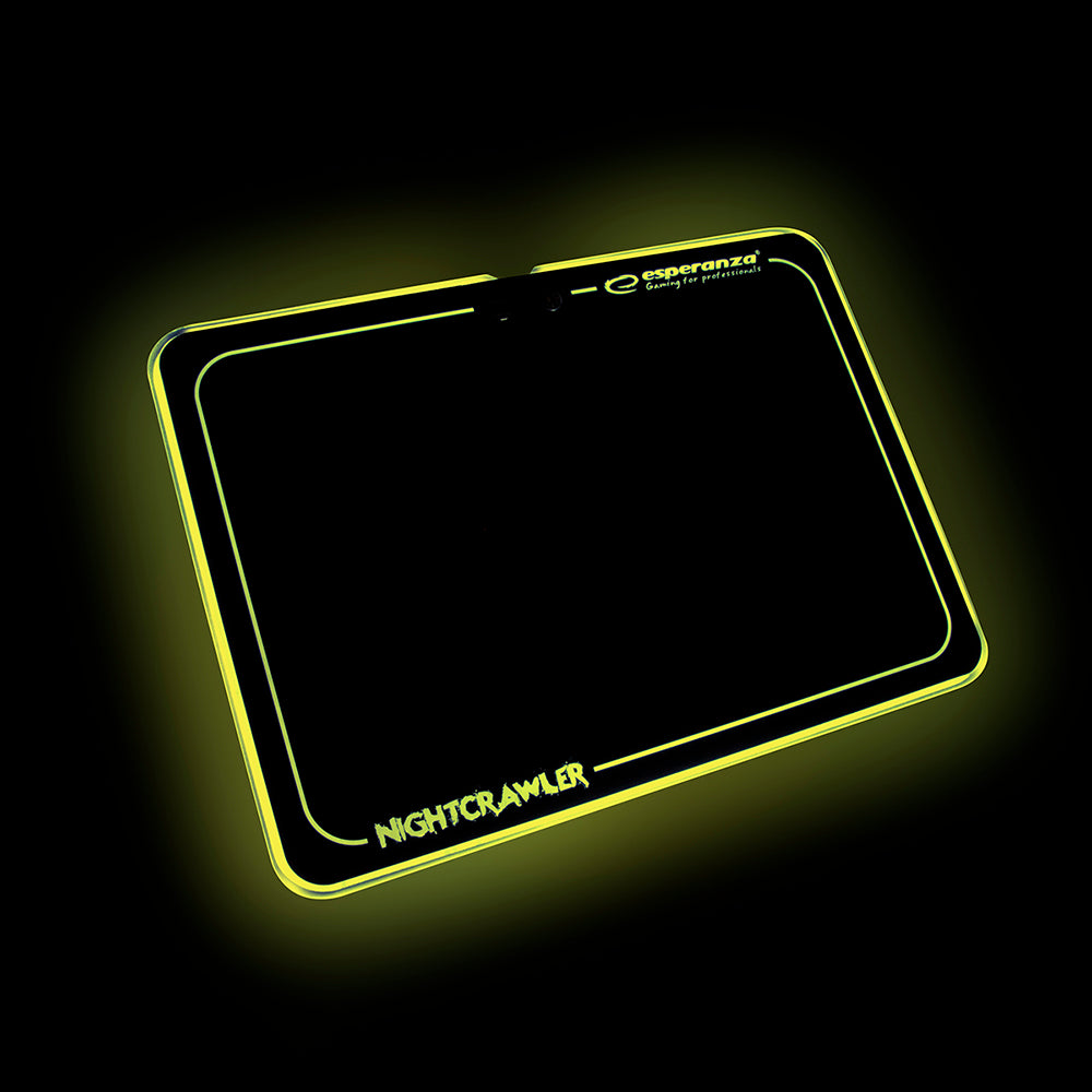 ESPERANZA PODKŁADKA GAMING POD MYSZ LED RGB NIGHTCRAWLER