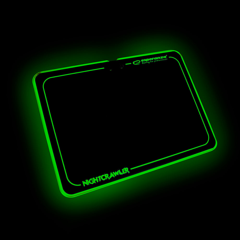 ESPERANZA PODKŁADKA GAMING POD MYSZ LED RGB NIGHTCRAWLER