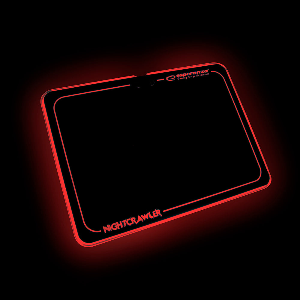 ESPERANZA PODKŁADKA GAMING POD MYSZ LED RGB NIGHTCRAWLER