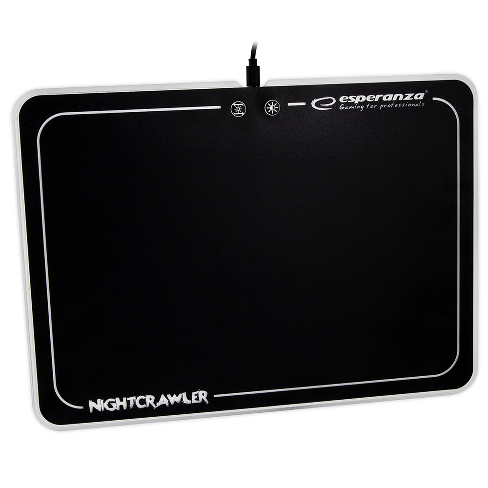 ESPERANZA PODKŁADKA GAMING POD MYSZ LED RGB NIGHTCRAWLER
