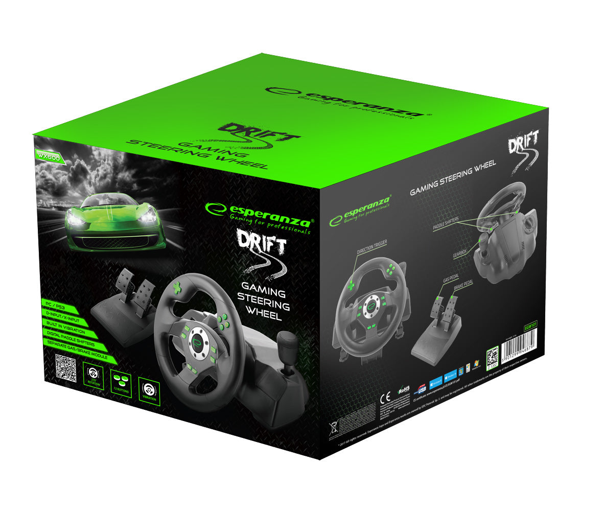 ESPERANZA KIEROWNICA DRIFT PC/PS3