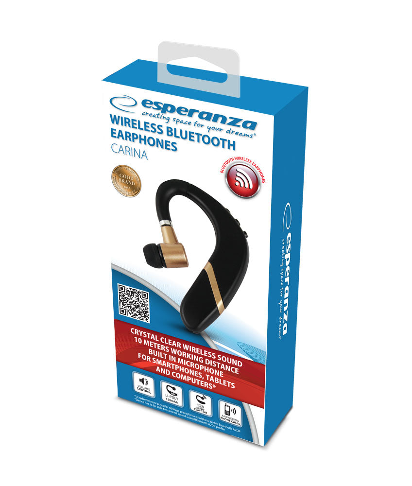 ESPERANZA SŁUCHAWKA DOUSZNA BLUETOOTH CARINA