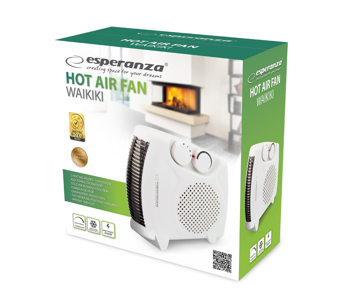 ESPERANZA TERMOWENTYLATOR 1000W/2000W WAIKIKI