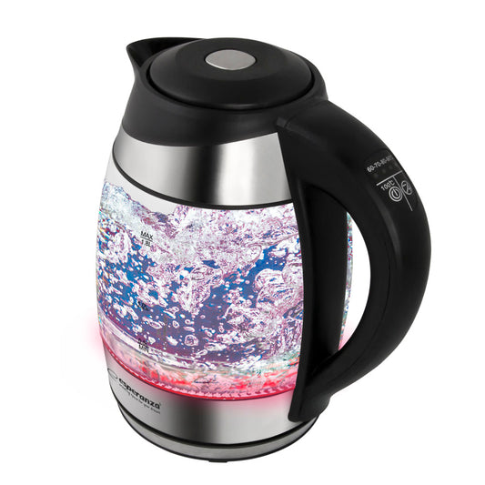 ESPERANZA CZAJNIK ELEKTRYCZNY SZKLANY LED Z TERMOMETREM SEINE 1.7 L