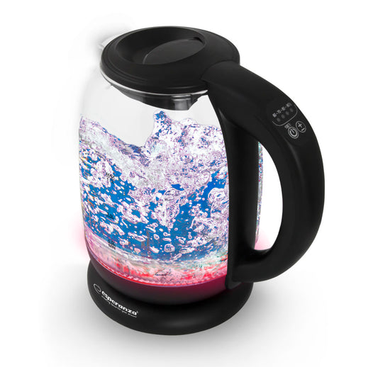 ESPERANZA CZAJNIK ELEKTRYCZNY SZKLANY LED Z TERMOMETREM LOIRE 1.7 L