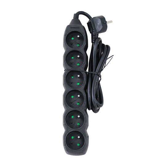 ESPERANZA LISTWA ZASILAJĄCA 6 GN. 1.5M CZARNA