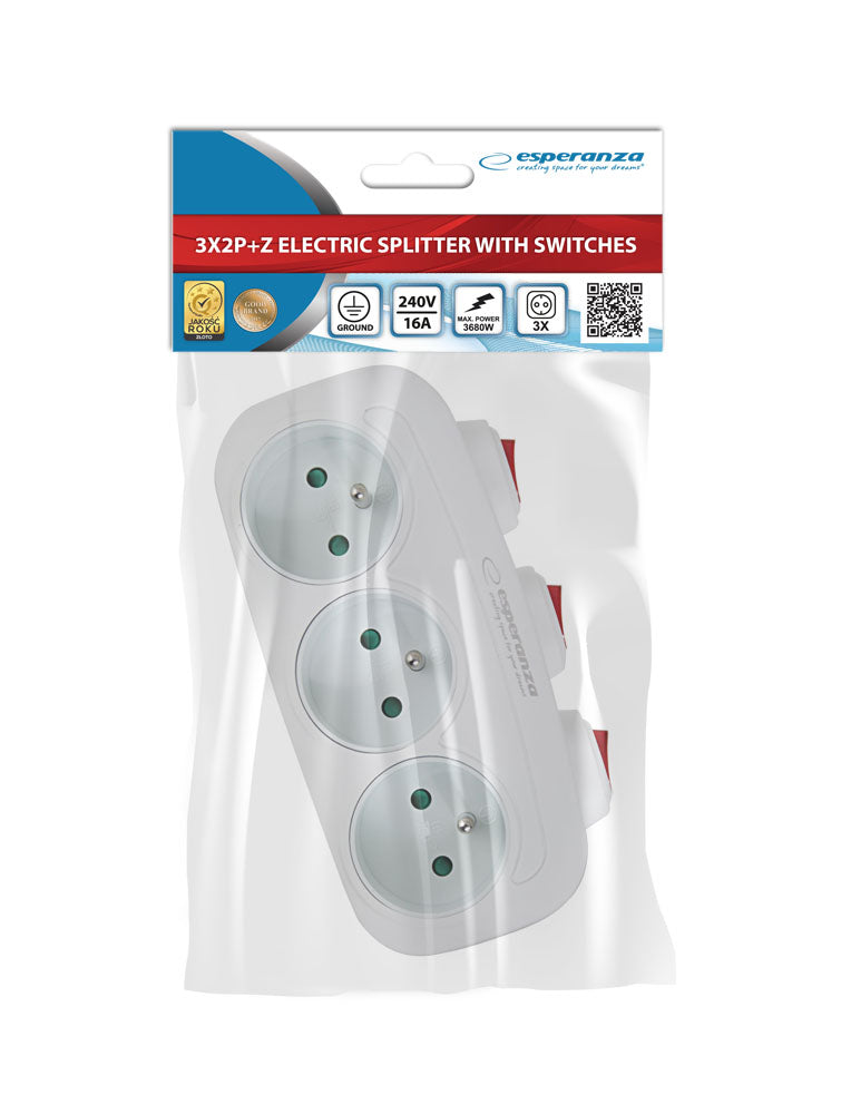 ESPERANZA ROZGAŁĘŹNIK ELEKTR. 3 GN. WŁ. BIAŁY