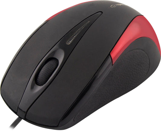 ESPERANZA MYSZ PRZEWOD. 3D OPT. USB SIRIUS CZERWONA