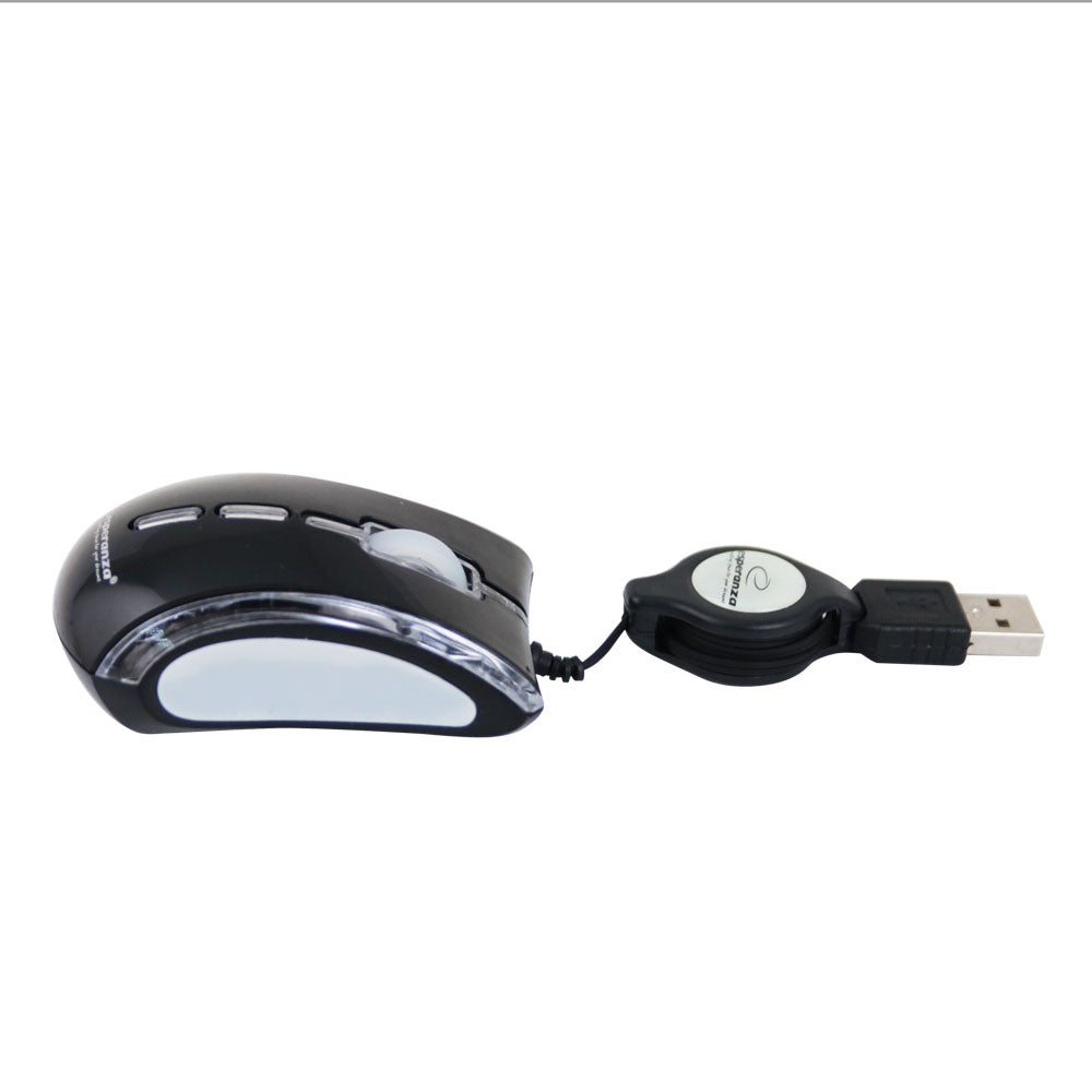 ESPERANZA MYSZ PRZEWOD. MINI OPT. USB CELANEO CZARNA