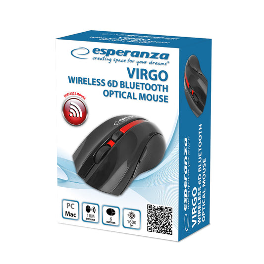ESPERANZA MYSZ BEZPRZ. BLUETOOTH 6D OPT. VIRGO