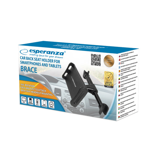 ESPERANZA UCHWYT SAMOCHODOWY DO TELEFONU / TABLETU BRACE
