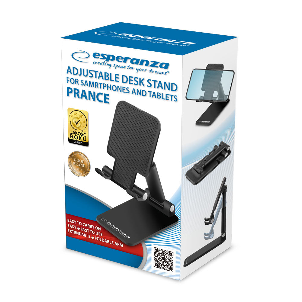 ESPERANZA STOJAK BIURKOWY DO TELEFONU LUB TABLETU PRANCE