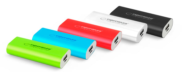 ESPERANZA POWER BANK 4400MAH HADRON CZARNY