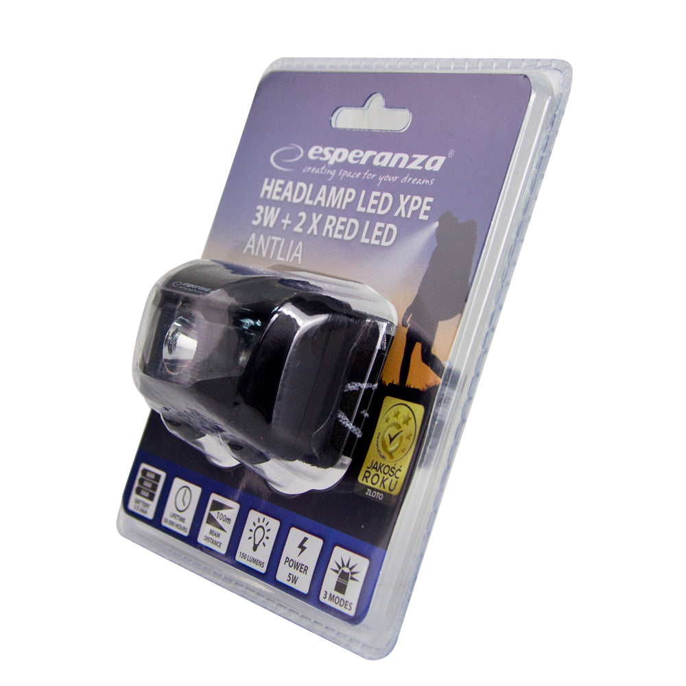 ESPERANZA LATARKA LED CZOŁOWA ANTLIA