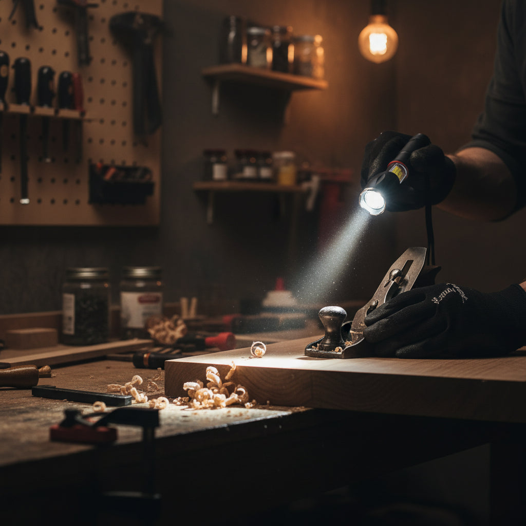 ESPERANZA LATARKA LED Z REFLEKTOREM BOCZNYM COB DIONE