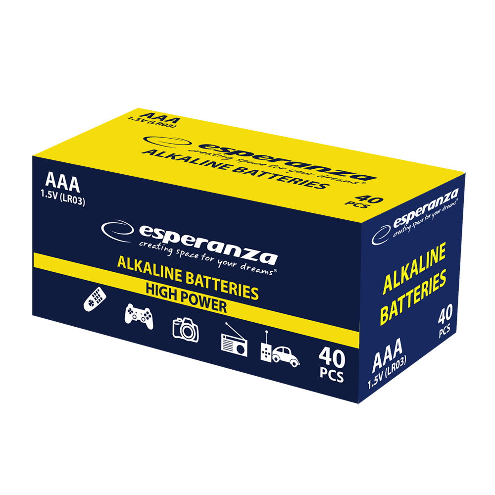 ESPERANZA BATERIE ALKALICZNE AAA 10SZT ZGRZEWKA