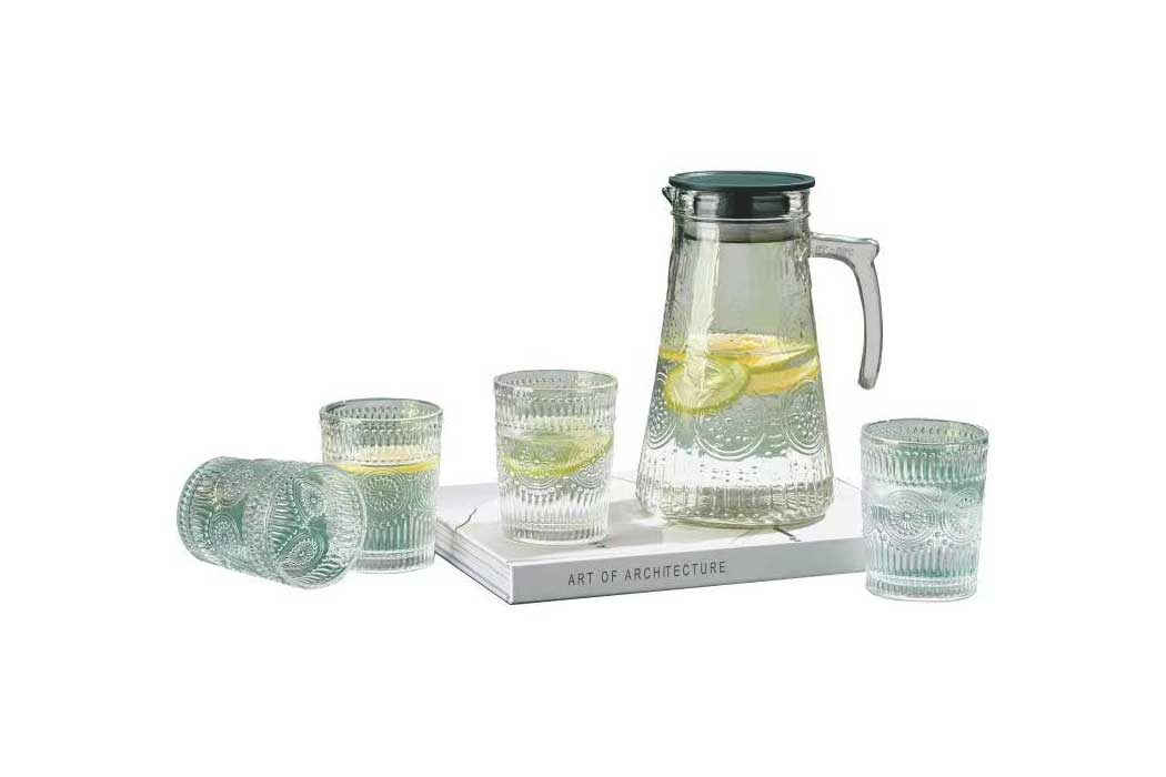 Zestaw karafka 1,8l + 4 szklanki 250ml