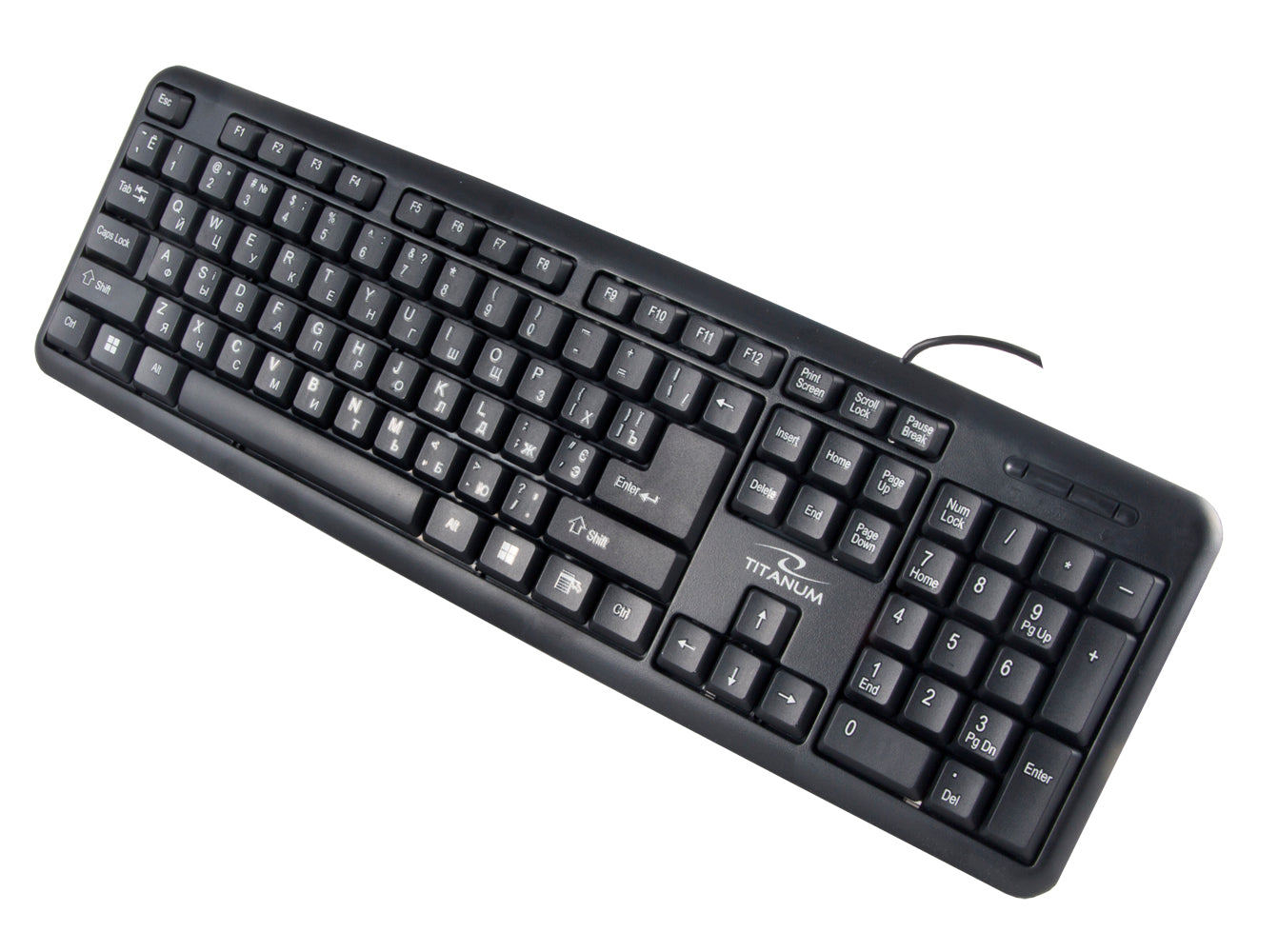 TITANUM KLAWIATURA PRZEWOD. STANDARDOWA USB UA